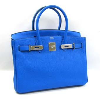 HERMES エルメス バーキン30 スーパーコピー トリヨンクレマンス ブルーイドラ シルバー金具 05P01Sep Birkin 131